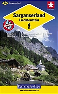 Sarganserland Liechtenstein : KF.WK.30 (Sheet Map)