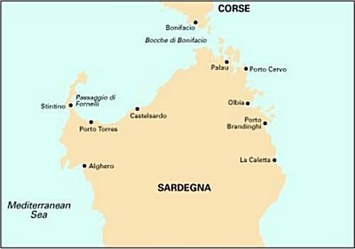 Imray Chart M8 : North Sardegna (Sheet Map, folded, Rev ed)