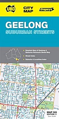 Geelong Suburban Streets 385 : UBD.VIC.385 (Sheet Map, folded, 11 Rev ed)