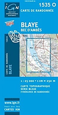 Blaye/Bec DAmbes GPS (Sheet Map, 6 Rev ed)