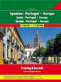 Spain - Portugal - Europe Superatlas : FBA220 (Sheet Map)