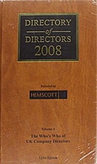 DIRECTORY OF DIRECTORS 2008