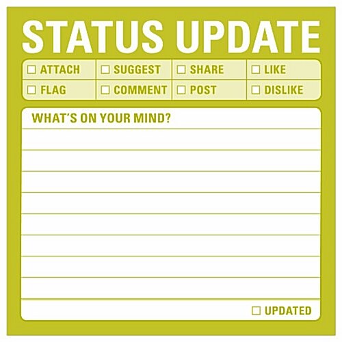 Status Update (Miscellaneous print)