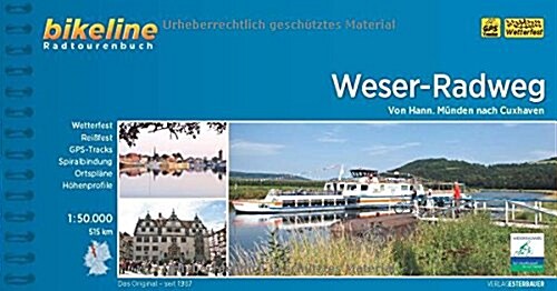 Weser Radweg Hann. Muenden - Cuxhaven : BIKE.485 (Paperback, 13 Rev ed)