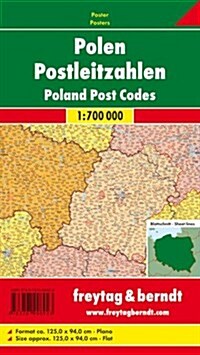 Poland Postcode Map : FBP.PLKPLP (Sheet Map, flat)