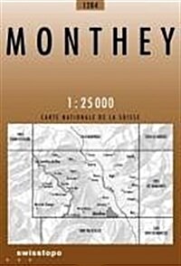 Monthey (Sheet Map, folded)