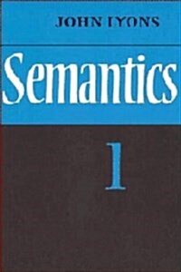 Semantics: Volume 1 (Hardcover)