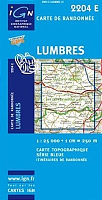 Lumbres GPS : Ign2204e (Sheet Map, 4 Rev ed)