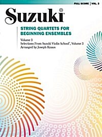 String Quartets for Beginning Ensembles, Vol 3 (Paperback)