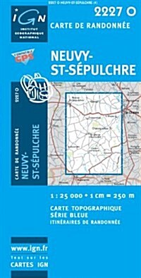 Neuvy-St-Sepulchre GPS (Sheet Map, 4 Rev ed)