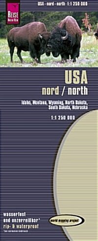 USA 02 North : REISE.3280 (Sheet Map, folded)