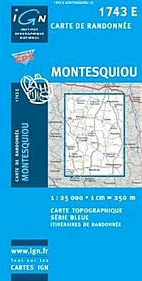 Montesquiou GPS (Sheet Map, 4 Rev ed)