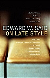 On Late Style (Hardcover)