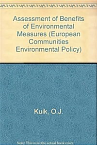 Assessment of Benefits of Environmental Measures (Hardcover)