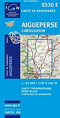 Aigueperse/Chatelguyon GPS (Sheet Map, 4 Rev ed)