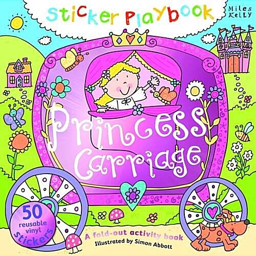 Sticker Playbook Princess Carriage (Hardcover)