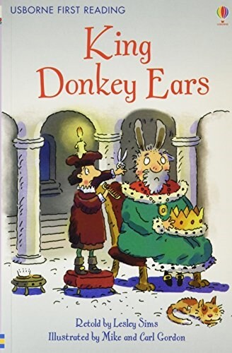 [중고] Usborne First Reading 2-13 : King Donkey Ears (Paperback)