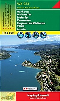 Worther See, Ossaicher See, Gerlitzen, Faaker See-Karawanken-Klagenfurt-Villach GPS : FBW.WK233 (Sheet Map)