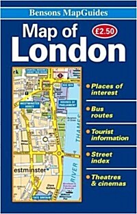 Map of London (Sheet Map, folded, 5 Rev ed)