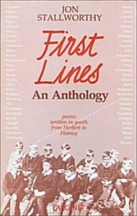 First Lines : Poems Written in Youth (Hardcover)