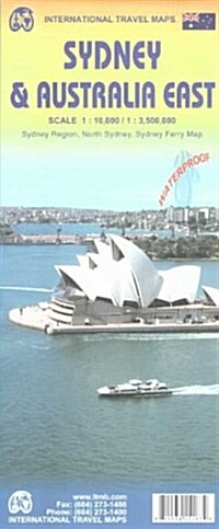 Sydney & Australia East : ITM.2830 (Sheet Map, folded, 2 Rev ed)