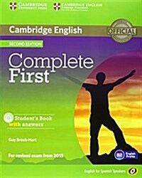 Complete First for Spanish Speakers Students Pack with Answers (Students Book with CD-ROM, Workbook with Audio CD) (Package)