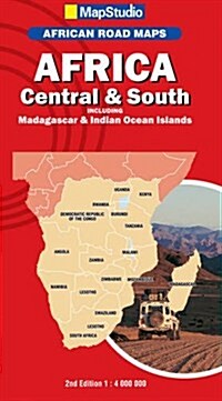 Africa Central and South and Madagascar (Sheet Map, folded, 2 Rev ed)
