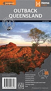 Queensland Outback : HEMA.2.210 (Sheet Map, folded, 4 Rev ed)