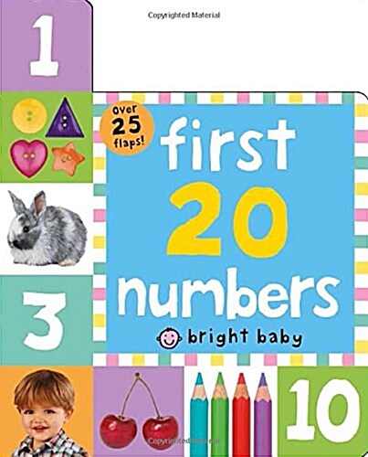 First 20 Numbers : Lift The Flap Tab Books (Board Book)