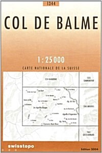 Col De Balme (Sheet Map, folded)
