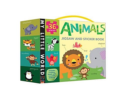 Animals Jigsaw and Sticker Book (Novelty Book)