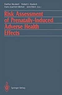 Risk Assessment of Prenatally-Induced Adverse Health Effects (Hardcover)