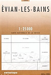 Evian Les Bains (Sheet Map)