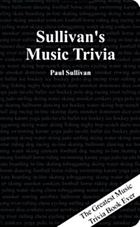 Sullivans Music Trivia (Paperback)