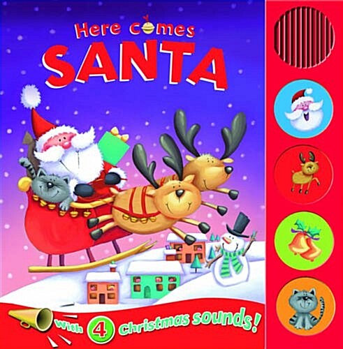 Here Comes Santa (Board Book)