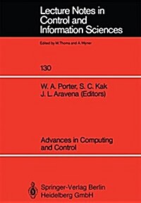 Advances in Computing and Control (Paperback)