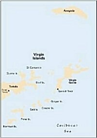 Imray Chart A232 : Virgin Islands (Sheet Map, folded)