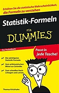 Statistik-Formeln Fur Dummies (Paperback)