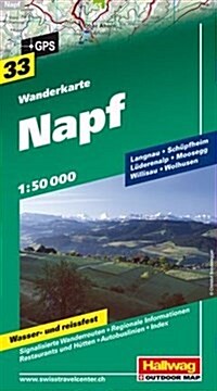 Napf : HAL.WK.33 (Sheet Map, folded)