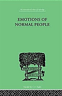 Emotions of Normal People (Paperback)