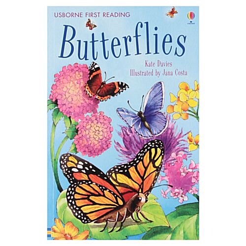 [중고] Usborne First Reading 4-14 : Butterflies (Paperback)