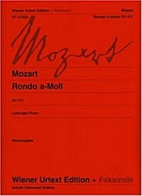 RONDO A MINOR K 511 ORIGINAL EDITION & F (Paperback)