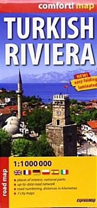 Turkish Riviera : EXP.246 (Sheet Map, folded)