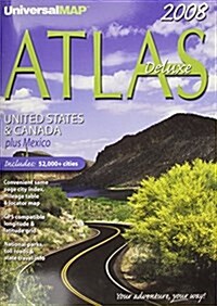 North America Atlas : Deluxe - Um.A2008 (Sheet Map)