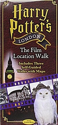 Harry Potters London the Film Location Walk : Includes Three Self-Guided Walks with Maps (Sheet Map, folded)