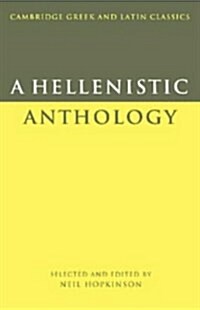 A Hellenistic Anthology (Hardcover)