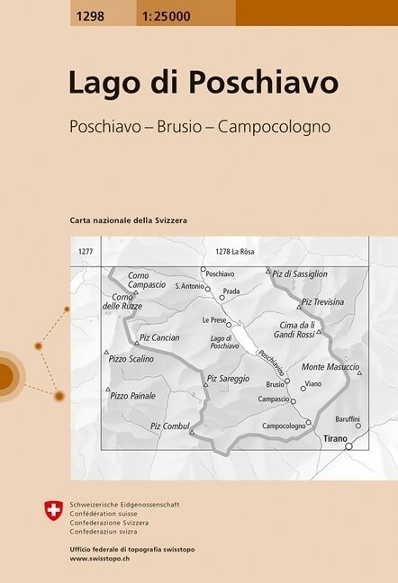 Lago Poschiavo (Sheet Map)