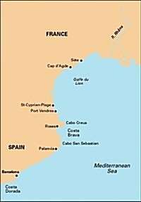 Imray Chart M14 : Barcelona to Bouches Du Rhone (Sheet Map, folded)