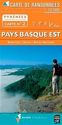Pays Basque East : Soule-Basse Navarre (Sheet Map, 5 Rev ed)