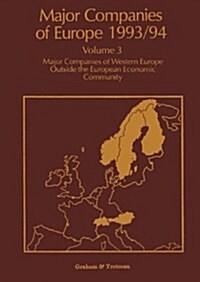 Major Companies of Europe 1993/94: Major Companies of Western Europe Outside the European Community (Hardcover)